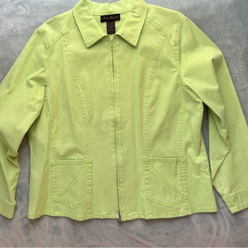 Ashley Stewart Women's Lime Green Jacket